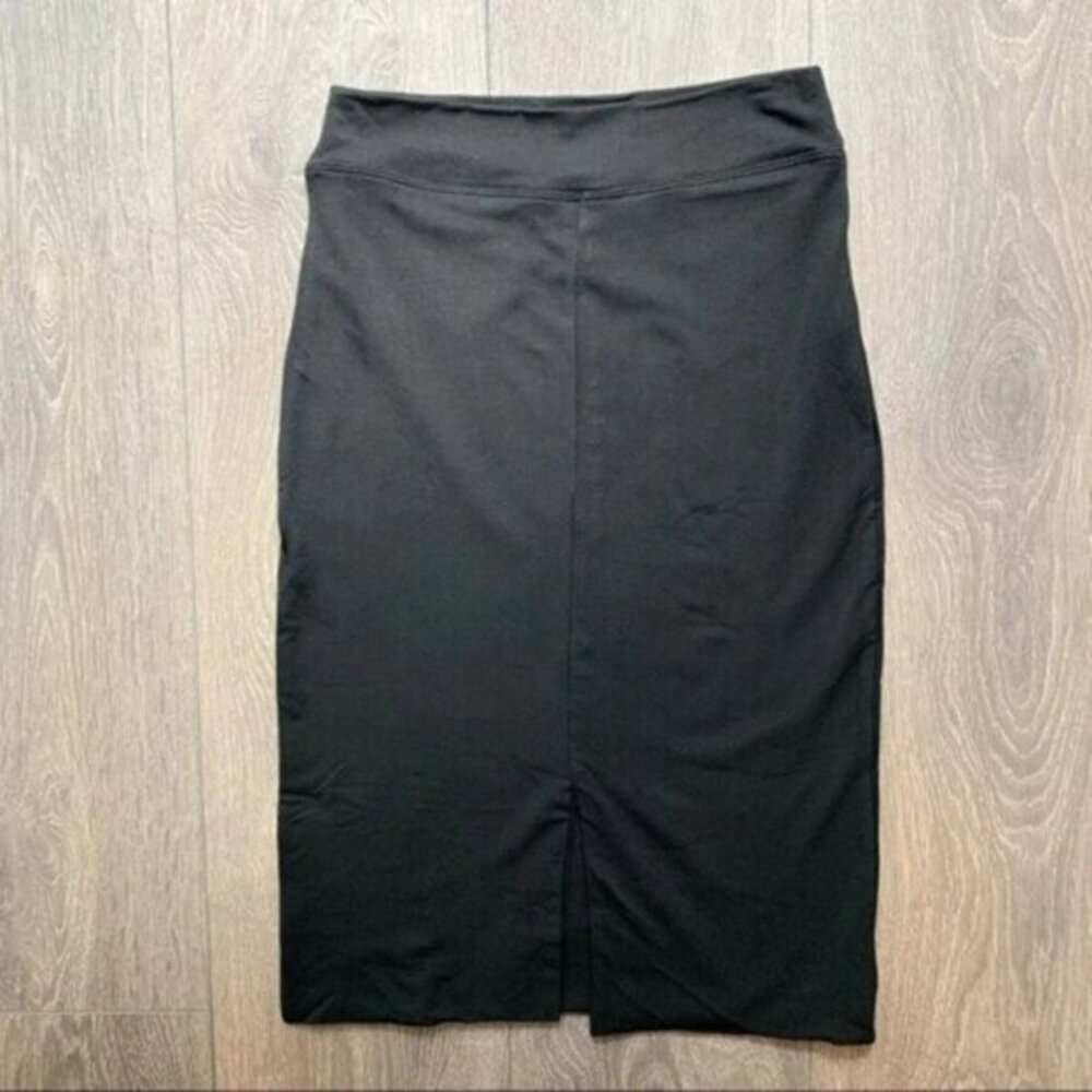 LNA Skirt Slit Mini High Rise Waist Black Small Whimsigoth Business casual - Picture 2 of 16